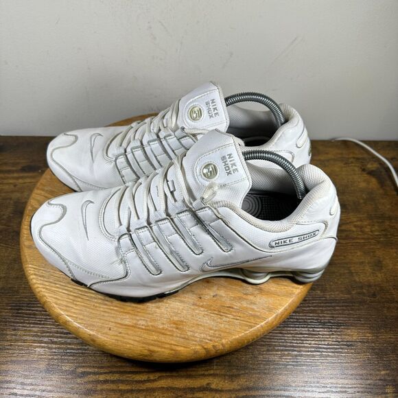 2012 Nike Shox NZ SL White Silver Men\'s Size 12 Shoe Sneakers 366363-111 main image 9